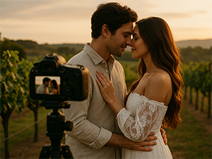 Filmagem e Fotografia de Pré-Casamentos